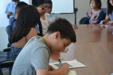 Fourth graders from Hickey Elementary took their role as jurors very seriously.