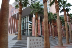 The Regional Justice Center is located at 200 Lewis Ave.